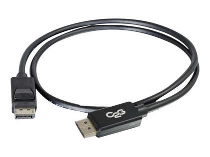 84402 | C2G DisplayPort M/M 3-Meter Cable DisplayPort (M) to DisplayPort (M) Latched Black