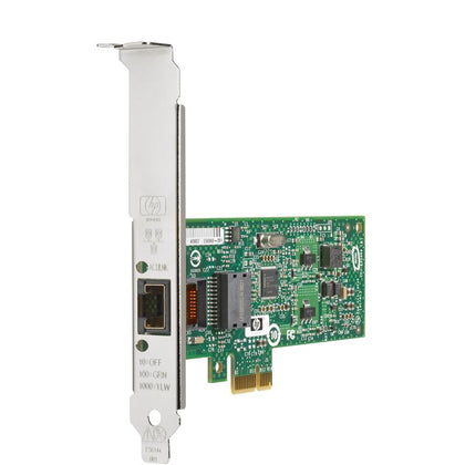503746-B21 HP Single-Port RJ-45 1Gbps 10Base-T/100Base-TX/1000Base-T Gigabit Ethernet PCI Express x1 Server Network Adapter