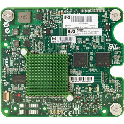 580151-B21 HP Dual-Ports 10Gbps 10GBase-KX4 10 Gigabit Ethernet PCI Express 2.0 x8 Mezzanine Converged Network Adapter