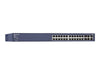 FS728TP-100EUS | Netgear ProSAFE 24-Port 10/100 (Fast Ethernet) POE Smart Switch (2x Dedicated Gigabit Ports & 2x Combo Copper/SFP Ports)