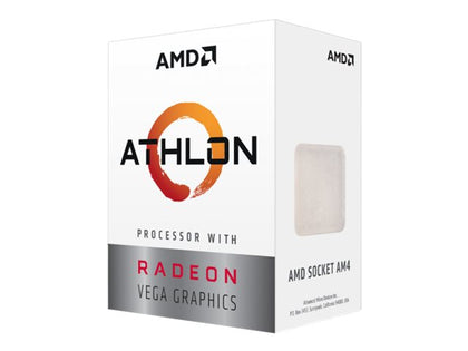 YD200GC6FBBOX | AMD Athlon 200GE 3.2 GHz 2 cores 4 threads 4 MB cache Socket AM4 Box