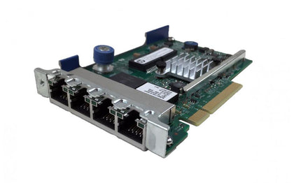 629133-001 HP Quad-Ports RJ-45 1Gbps 10Base-T/100Base-TX/1000Base-T Gigabit Ehernet PCI Express 2.0 x4 Network Adapter