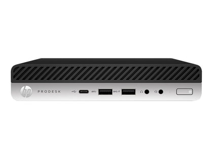1CB77EA#ABU | HP ProDesk 600 G3 Mini desktop 1 x Core i5 7500T / 2.7 GHz RAM 8 GB SSD 256 GB NVMe TLC HD Graphics 630 GigE WLAN: 802.11a/b/g/n/ac Bluetooth 4.2 Win 10 Pro 64-bit monitor: none keyboard: UK