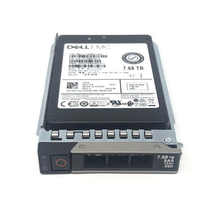 6P84Y Dell 7.68TB Value SAS 12Gbps 512e Read Intensive 2.5-inch Hot-Plug Solid State Drive with 3.5-inch Hybrid Carrier