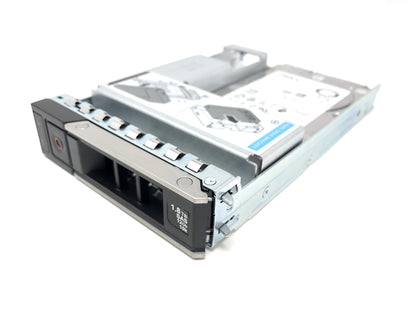 6X64K Dell 1.8TB 10000RPM SAS 12Gbps Hot Swap (512e) 2.5-Inch Hard Drive with 3.5-Inch Hybrid Carrier