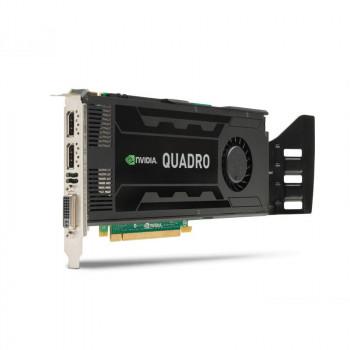 700104-003 | HP Nvidia Quadro K4000 3GB GDDR5 PCI-Express 1-DVI 2-DisplayPort Video Graphics Card