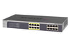 JGS516PE-100EUS | Netgear ProSAFE Jr 16-Port Gigabit Unmanaged Plus Switch with 8xPOE (VLANs QoS & IGMP Snooping)