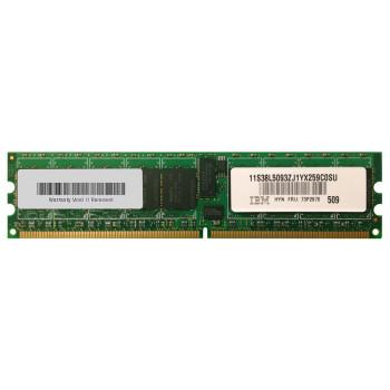 73P2870 | IBM 1GB PC2-3200 ECC Registered DDR2-400MHz CL3 240-Pin DIMM 1.8V Memory Module