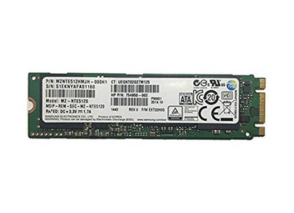 754950-002 HP 512GB SATA 6Gbps PM851 TLC M.2 2280 Solid State Drive