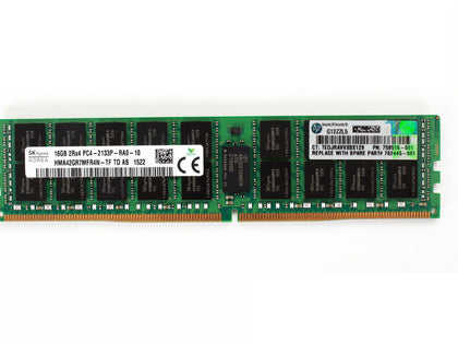 759516-001 | HP 16GB PC4-17000 DDR4-2133MHz ECC Registered CL15 288-Pin DIMM 1.2V Dual Rank Memory Module
