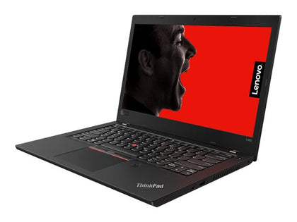 20LS0019UK | Lenovo ThinkPad L480 20LS Core i5 8250U / 1.6GHz Win 10 Pro 64-bit 8GB RAM 1 TB HDD 14" IPS 1920 x 1080 (Full HD) UHD Graphics 620 Laptop Black