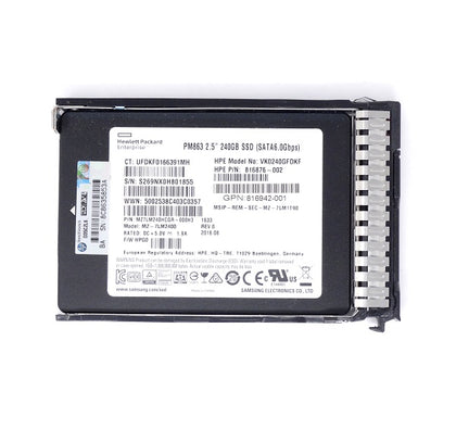 816942-001 | HP 240GB SATA 6Gbps Rear Intensive-3 2.5-Inch Solid State Drive