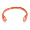 83577 | C2G Cat6 Booted Unshielded (UTP) Network Patch Cable Patch cable RJ-45 (M) to RJ-45 (M) 3 m UTP CAT 6 molded, snagless, stranded orange