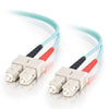 85514 | C2G SC-SC 10Gb 50/125 OM3 Duplex Multimode PVC Fiber Optic Cable (LSZH) Network Cable SC multi-mode (M) to SC multi-mode (M) 2 m fibre optic 50 / 125