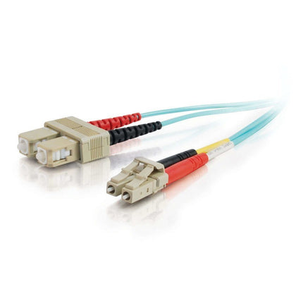 85532 | C2G LC-SC 10Gb 50/125 OM3 Duplex Multimode PVC Fiber Optic Cable (LSZH) Network Cable SC multi-mode (M) to LC multi-mode (M) 2 m fibre optic 50 / 125