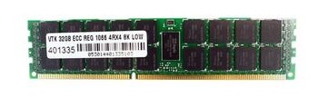 900714 | VisionTek 32GB DDR3 Registered ECC PC3-12800 1600Mhz 4Rx4 Memory