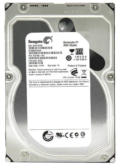 9GV158-701 Seagate Barracuda 2TB 5900RPM SATA 3GB/s 32MB Cache 3.5-inch Hard Drive