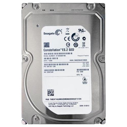 9SM160-035 Seagate Constellation ES.2 3TB 7200RPM SATA 6GB/s 64MB Cache 3.5-inch Hard Drive