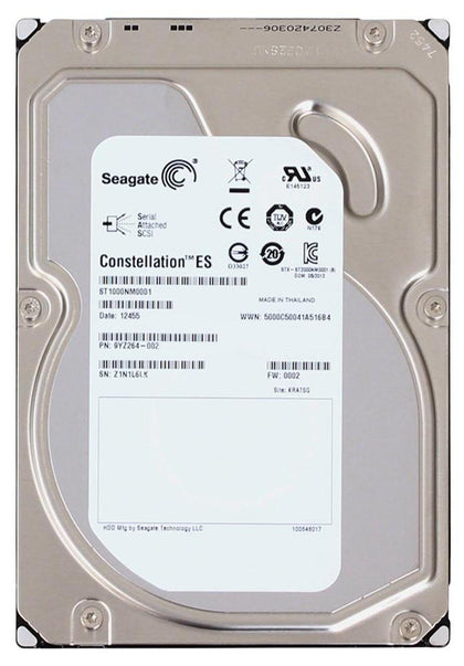 9YZ264-002 | Seagate Constellation ES 1TB 7200RPM SAS 6GB/s 64MB Cache 3.5-inch Hard Drive