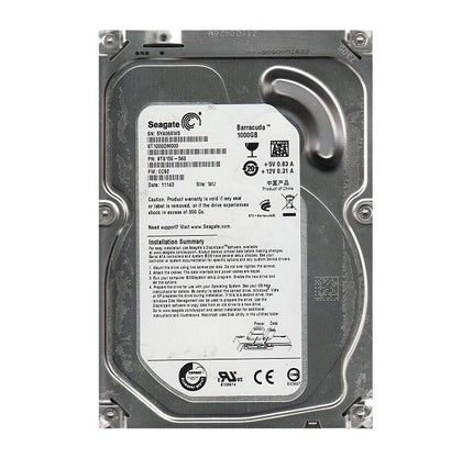 9TS15E-568 Seagate Barracuda 1TB 7200RPM SATA 3GB/s 32MB Cache 3.5-inch Hard Drive