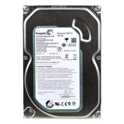 9YP13A-881 Seagate 160GB 7200RPM SATA 6Gbps 3.5-inch Hard Drive