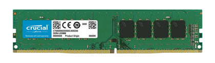 CT4K4G4DFS824A | Crucial 16GB (4x4GB) DDR4 Non ECC 2400Mhz PC4-19200 UDIMM Memory