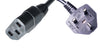JW127A | HPE Aruba Power Cable BS 1363 (M) to IEC 60320 C13 1.83 m UK for HPE Aruba RAP-3WN RAP-3WNP Instant RAP-3WNP