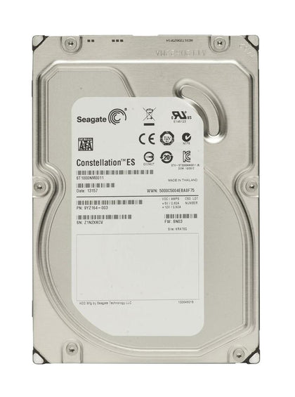 ST1000NM0011 Seagate Constellation ES 1TB 7200RPM SATA 6GB/s 64MB Cache 3.5-inch Hard Drive