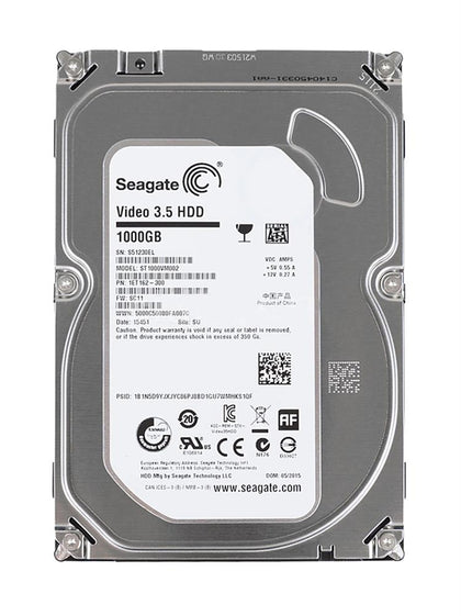 ST1000VM002 Seagate Pipeline HD 1TB 5900RPM SATA 6GB/s 64MB Cache 3.5-inch Hard Drive