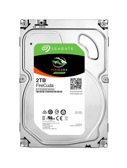 ST2000DX002 | Seagate FireCuda 2TB 7200RPM SATA 6GB/s 64MB Cache 8GB MLC SSD (4K) 3.5-inch Hybrid Hard Drive