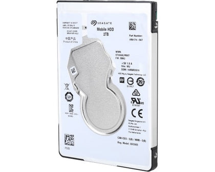 ST2000LM007 | Seagate Mobile HDD 2TB 5400RPM SATA 6GB/s 128MB Cache 2.5-inch Hard Drive