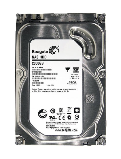 ST2000VN000 | Seagate NAS HDD 2TB 5900RPM SATA 6GB/s 64MB Cache 3.5-inch Hard Drive