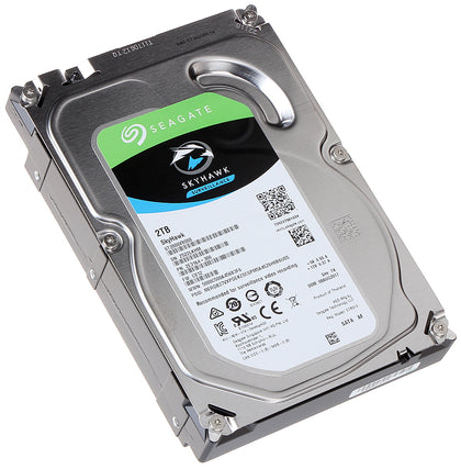 ST2000VX008 | Seagate SkyHawk 2TB 7200RPM SATA 6GB/s 64MB Cache 3.5-inch Hard Drive