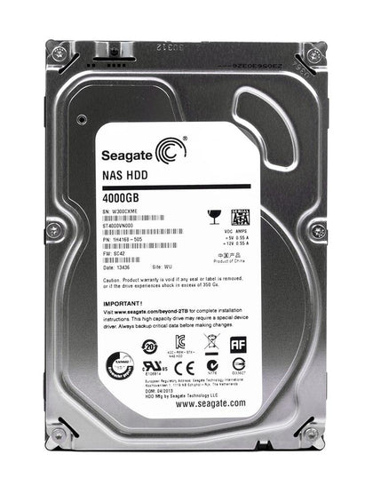 ST4000VN000 | Seagate NAS HDD 4TB 5900RPM SATA 6GB/s 64MB Cache 3.5-inch Hard Drive