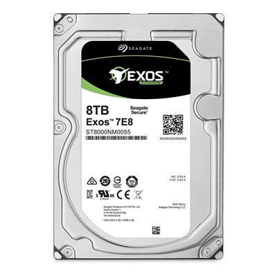 ST8000NM0055 Seagate Enterprise 8TB 7200RPM SATA 6GB/s 256MB Cache (512e) 3.5-inch Hard Drive