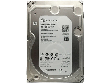 ST8000NM0105 | Seagate Enterprise 8TB 7200RPM SATA 6GB/s 256MB Cache (SED / 512e) 3.5-inch Hard Drive