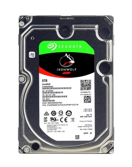 ST8000VN0022 | Seagate IronWolf 8TB 7200RPM SATA 6GB/s 256MB Cache 3.5-inch Hard Drive