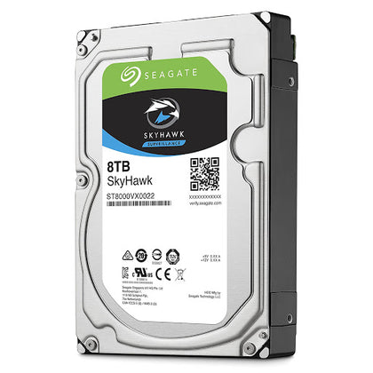 ST8000VX0022 | Seagate SkyHawk 8TB 7200RPM SATA 6GB/s 256MB Cache 3.5-inch Hard Drive
