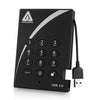 A25-3PL256-S512 | Apricorn Aegis Padlock 512GB USB 3.0 Encrypted 2.5-inch External Solid State Drive
