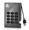 A25PL256V750 | Apricorn Aegis Padlock 750GB 5400RPM USB 2.0 8MB Cache Encrypted 2.5-inch External Hard Drive