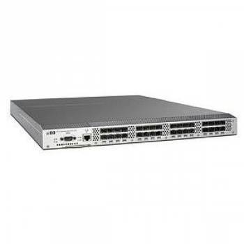 A7393A HP StorageWorks 4GB Fibre Channel SAN Switch 4/32 Ports with Rails 32 x SFP (empty) 1U Rack-Mountable