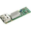 AOC-CTGS-I2T SuperMicro Intel X550 Dual-Ports 10Gbps 10GBase-T PCI Express 3 x4 Gigabit Ethernet MicroLP Network Adapter