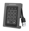 ASSD-3PL256-240F | Apricorn Aegis Padlock 240GB USB 3.0 (AES-256 FIPS 140-2) External Solid State Drive