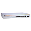 AT-FS709FC Allied Telesis Unmanaged Fast Ethernet Switch 8 x 10/100Base-TX LAN 1 x 100Base-FX Uplink