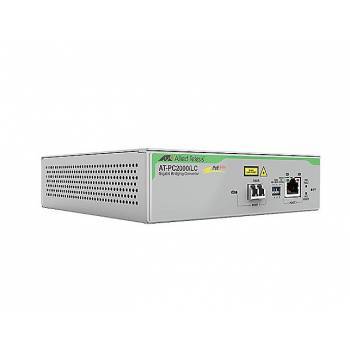 AT-PC2000/LC-90 | Allied Telesis 1000T PoE+ to 1000SX LC Media Converter TAA