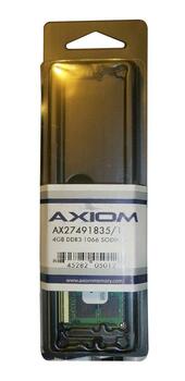 AX27491835/1 Axiom 4GB DDR3 SoDimm Non ECC PC3-8500 1066Mhz 2Rx8 Memory