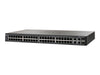 SRW2048-K9-UK | Cisco Small Business SG300-52 Switch L3 Managed 50 x 10/100/1000 + 2 x combo Gigabit SFP desktop