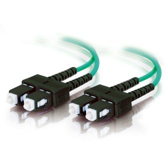 85513 | C2G SC-SC 10Gb 50/125 OM3 Duplex Multimode PVC Fiber Optic Cable (LSZH) Network Cable SC multi-mode (M) to SC multi-mode (M) 1 m fibre optic 50 / 125