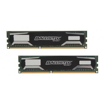 BLS2KIT8G3D1609DS1S0 | Crucial 16GB Kit (2 X 8GB) PC3-12800 non-ECC Unbuffered DDR3-1600MHz CL11 240-Pin DIMM 1.35V Low Voltage Memory