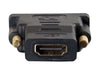 80347 | C2G Velocity Inline Adapter Video Adapter HDMI / DVI DVI-D (M) to HDMI (F) Black